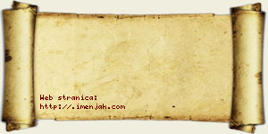 Jana Bojanić vizit kartica